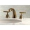 Kingston Brass KS4983CML Manhattan 8" Widespread Bathroom Faucet, Antique Brass KS4983CML - alternate 3
